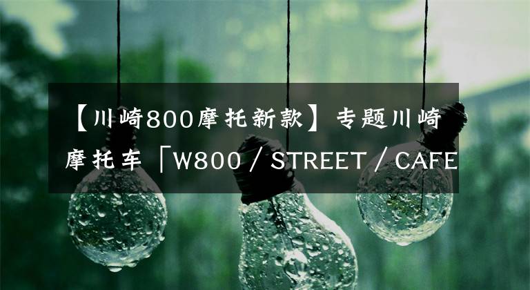 【川崎800摩托新款】专题川崎摩托车「W800/STREET/CAFE」2022年款新色来啦