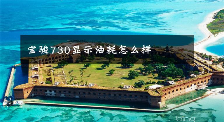 宝骏730显示油耗怎么样