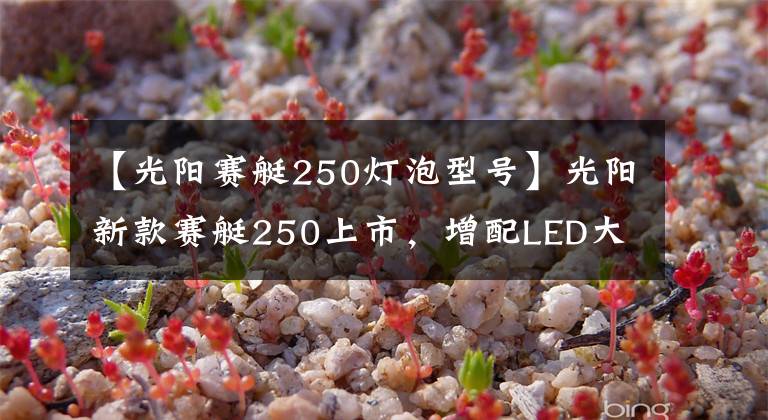 【光阳赛艇250灯泡型号】光阳新款赛艇250上市,增配LED大灯和加热手把