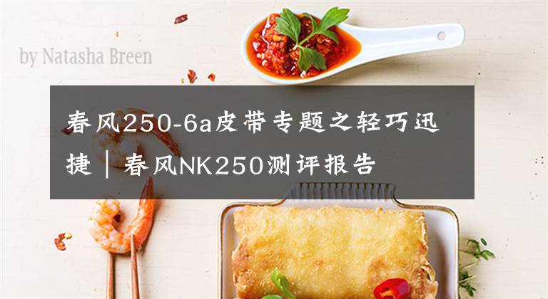 春风250-6a皮带专题之轻巧迅捷|春风NK250测评报告