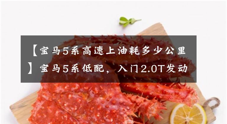 【宝马5系高速上油耗多少公里】宝马5系低配，入门2.0T发动机，实测城市油耗10L！