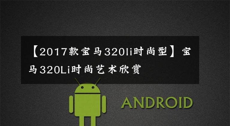 【2017款宝马320li时尚型】宝马320Li时尚艺术欣赏