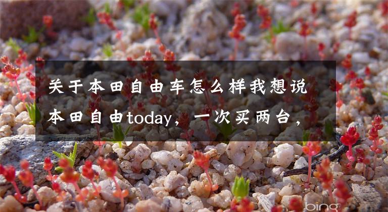 关于本田自由车怎么样我想说本田自由today,一次买两台,百公里1.6个油耗,改装后不要太舒服