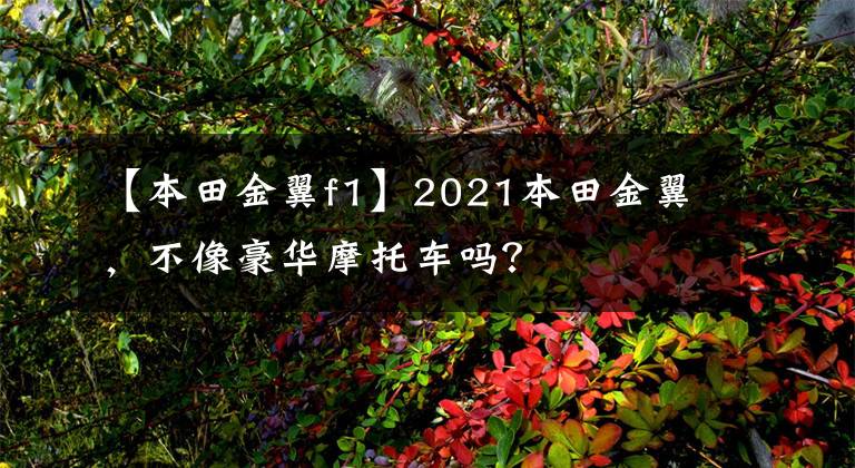 【本田金翼f1】2021本田金翼,不像豪华摩托车吗?
