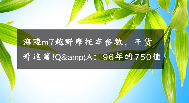 海陵m7越野摩托车参数,干货看这篇!Q&A:96年的750值得拥有吗?