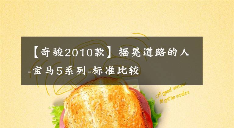 【奇骏2010款】摇晃道路的人-宝马5系列-标准比较