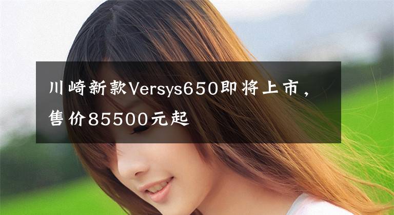 川崎新款Versys650即将上市,售价85500元起