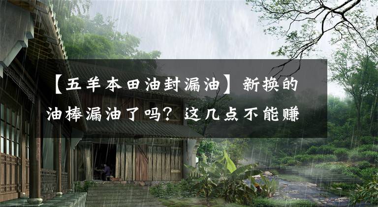 【五羊本田油封漏油】新换的油棒漏油了吗？这几点不能赚钱，注定要白话。