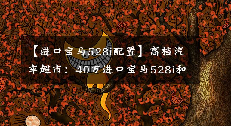 【进口宝马528i配置】高档汽车超市:40万进口宝马528i和这些配置?