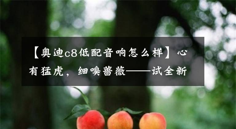 【奥迪c8低配音响怎么样】心有猛虎，细嗅蔷薇——试全新奥迪A6L C8