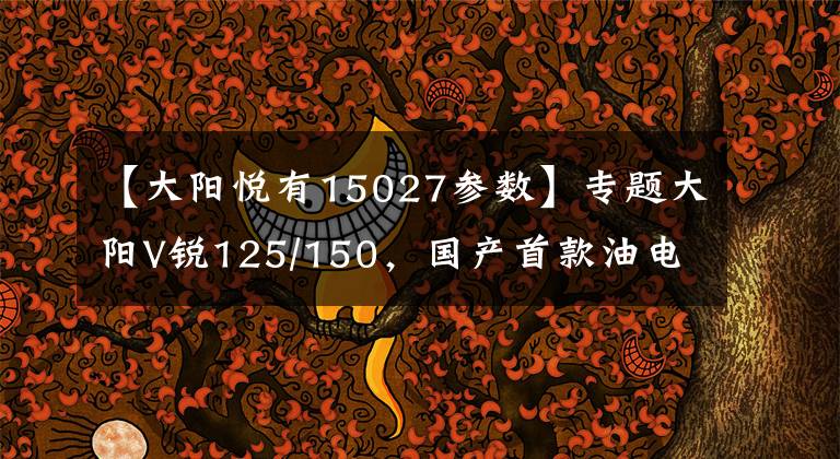 【大阳悦有15027参数】专题大阳V锐125/150,国产首款油电混动踏板,9.2升油箱