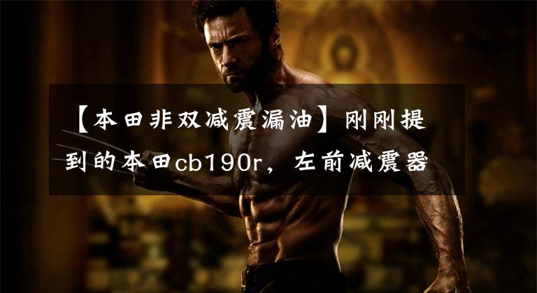 【本田非双减震漏油】刚刚提到的本田cb190r,左前减震器漏油,故障排除,新手入门。