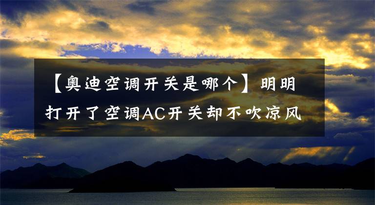 【奥迪空调开关是哪个】明明打开了空调AC开关却不吹凉风,这让帅气的奥迪车主很是迷茫!