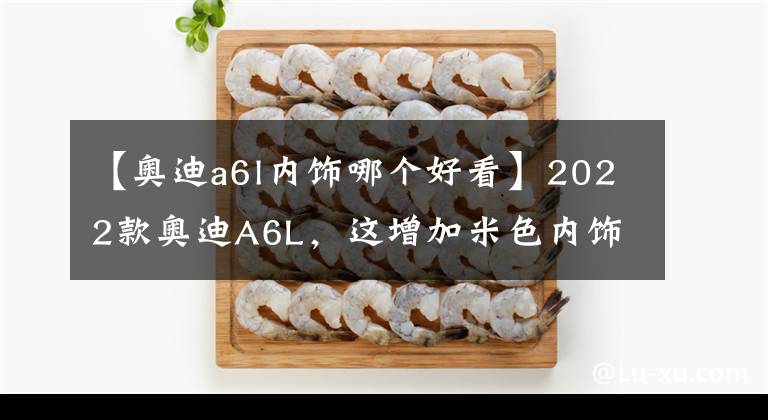 【奥迪a6l内饰哪个好看】2022款奥迪A6L,这增加米色内饰,简洁又大气,比5系还犀利