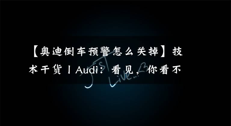 【奥迪倒车预警怎么关掉】技术干货丨Audi：看见，你看不见的