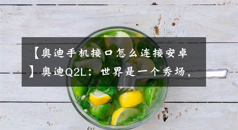 【奥迪手机接口怎么连接安卓】奥迪Q2L:世界是一个秀场,道路是一道T台