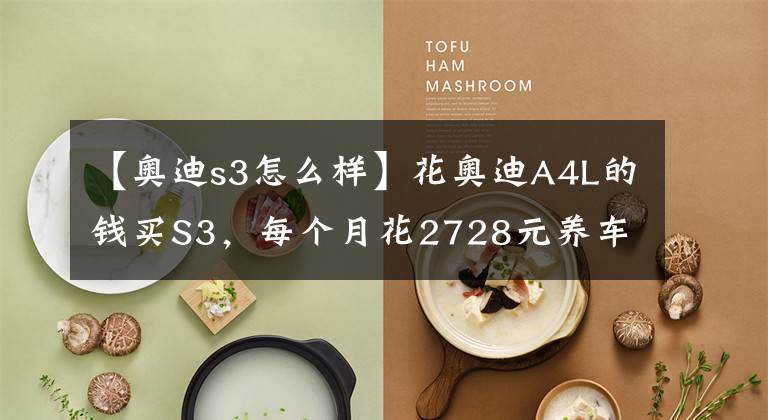 【奥迪s3怎么样】花奥迪A4L的钱买S3，每个月花2728元养车，图啥？