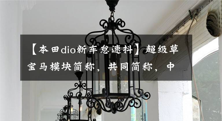 【本田dio新车怠速抖】超级草宝马模块简称，共同简称，中英对比，值得收藏