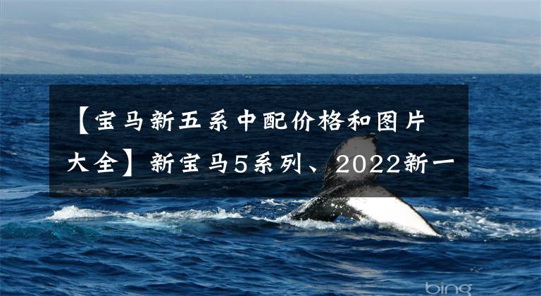 【宝马新五系中配价格和图片大全】新宝马5系列、2022新一代宝马5系列价格、照片、参数、车型