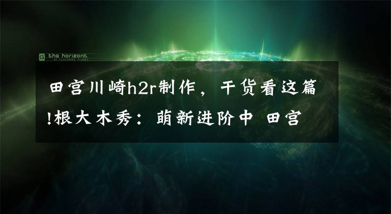 田宫川崎h2r制作,干货看这篇!根大木秀:萌新进阶中 田宫 川崎 忍者 Ninja H2R 完工