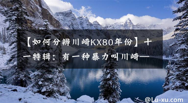 【如何分辨川崎KX80年份】十一特辑:有一种暴力叫川崎——最全川崎历史车型介绍(3)