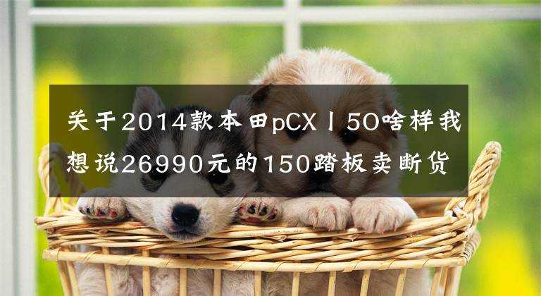 关于2014款本田pCX丨5O啥样我想说26990元的150踏板卖断货 本田PCX150实拍解析