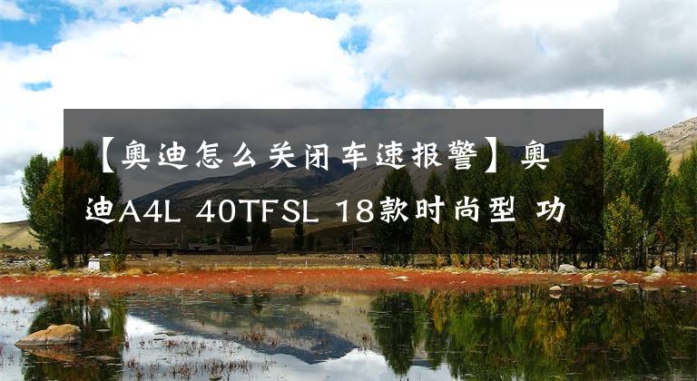 【奥迪怎么关闭车速报警】奥迪A4L 40TFSL 18款时尚型 功能按键说明（有用干货）