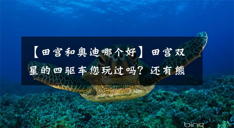 【田宫和奥迪哪个好】田宫双星的四驱车您玩过吗？还有熊本熊，五十多元一辆贵不？