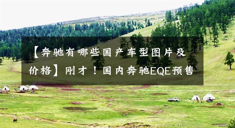 【奔驰有哪些国产车型图片及价格】刚才!国内奔驰EQE预售:53万件