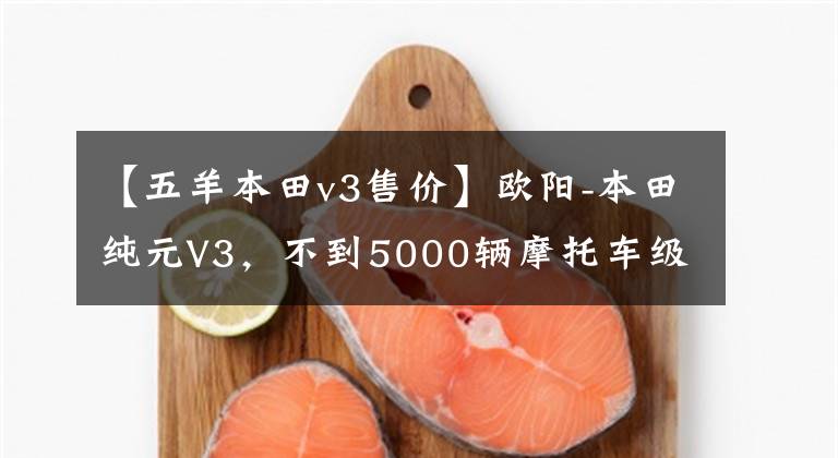 【五羊本田v3售价】欧阳-本田纯元V3,不到5000辆摩托车级电动车