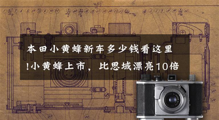 本田小黄蜂新车多少钱看这里!小黄蜂上市，比思域漂亮10倍仅售6.49万，欧洲售价15万起