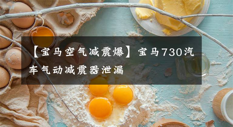 【宝马空气减震爆】宝马730汽车气动减震器泄漏