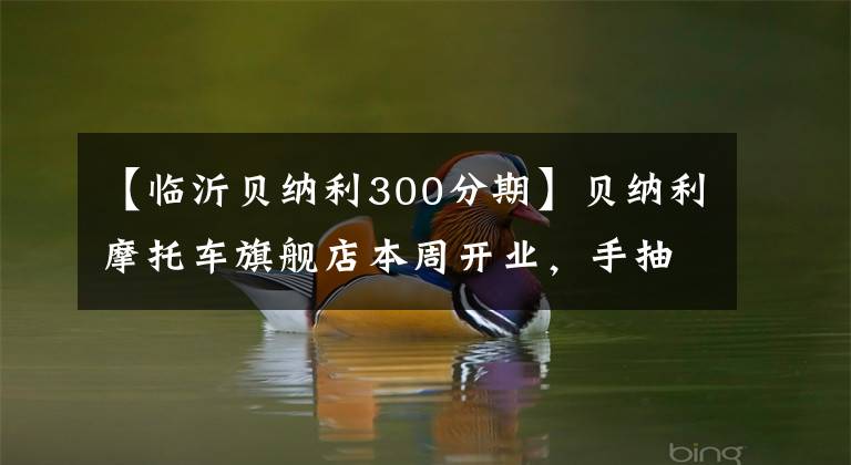 【临沂贝纳利300分期】贝纳利摩托车旗舰店本周开业，手抽筋了