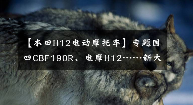 【本田H12电动摩托车】专题国四CBF190R、电摩H12……新大洲本田一大波优惠活动来袭