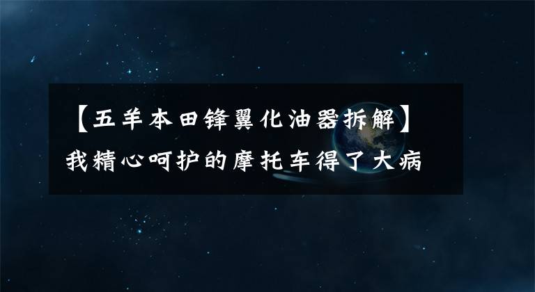 【五羊本田锋翼化油器拆解】我精心呵护的摩托车得了大病,闹了半年多的鬼竟然是它!