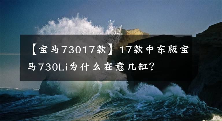 【宝马73017款】17款中东版宝马730Li为什么在意几缸？