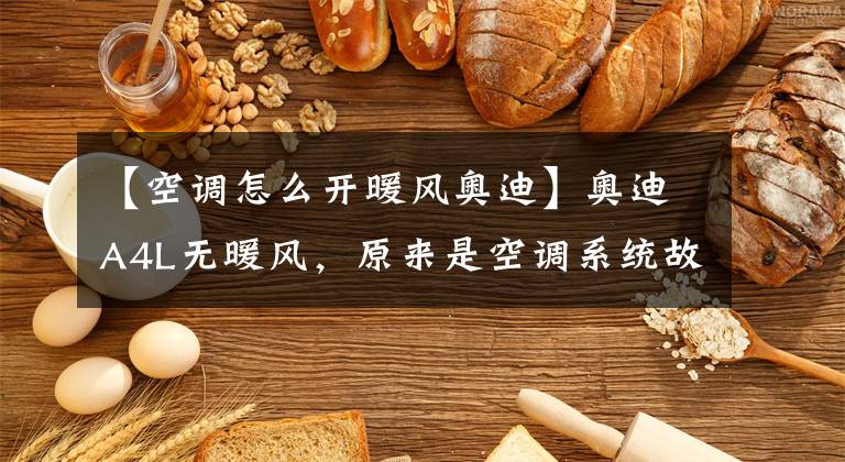 【空调怎么开暖风奥迪】奥迪A4L无暖风，原来是空调系统故障惹的祸