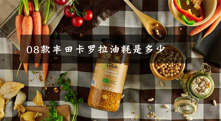 08款丰田卡罗拉油耗是多少