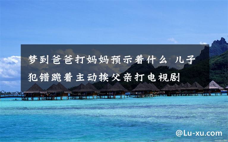 梦到爸爸打妈妈预示着什么 儿子犯错跪着主动挨父亲打电视剧