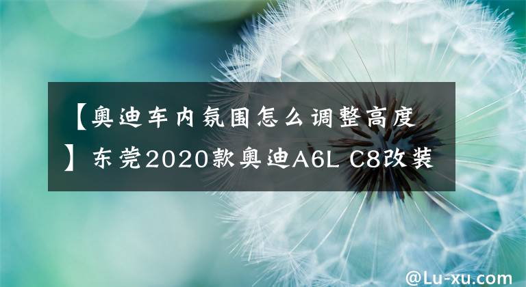 【奥迪车内氛围怎么调整高度】东莞2020款奥迪A6L C8改装氛围灯、升降高音