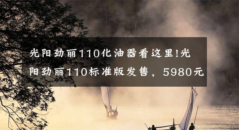 光阳劲丽110化油器看这里!光阳劲丽110标准版发售,5980元!