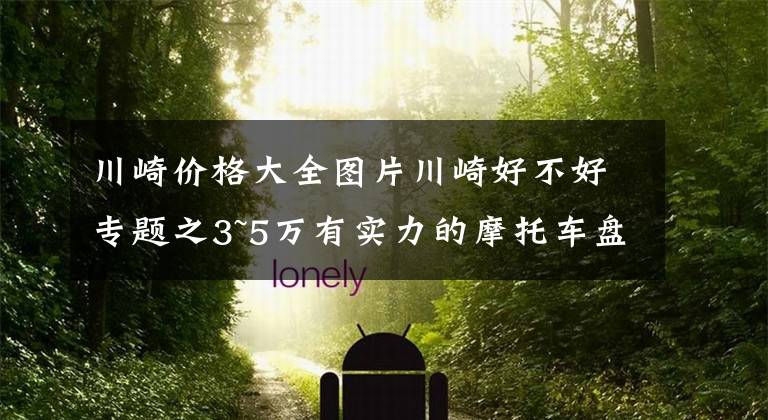 川崎价格大全图片川崎好不好专题之3~5万有实力的摩托车盘点——跑车篇，进口双缸和国产四缸都有
