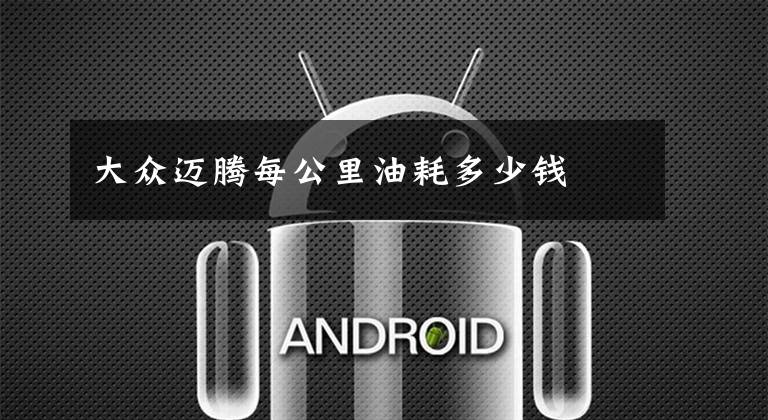 大众迈腾每公里油耗多少钱