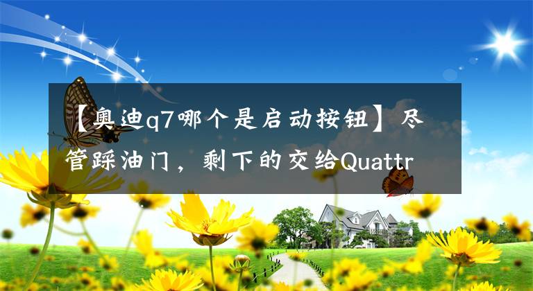【奥迪q7哪个是启动按钮】尽管踩油门，剩下的交给Quattro，开着二手越野版奥迪Q7去玩泥巴