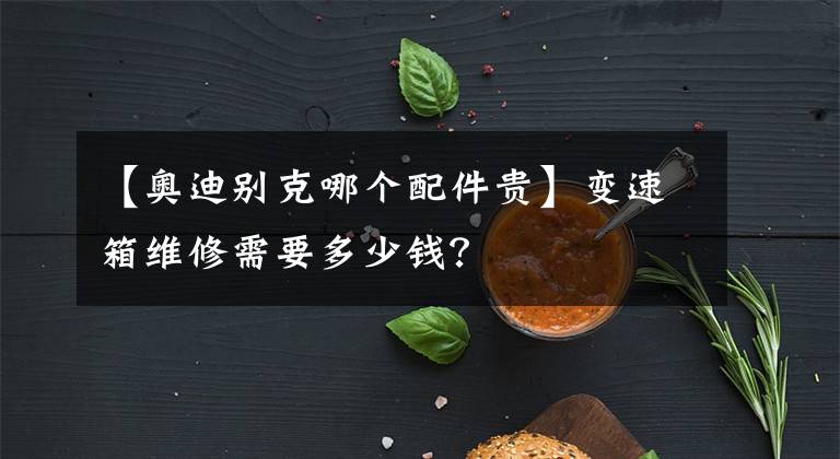 【奥迪别克哪个配件贵】变速箱维修需要多少钱？