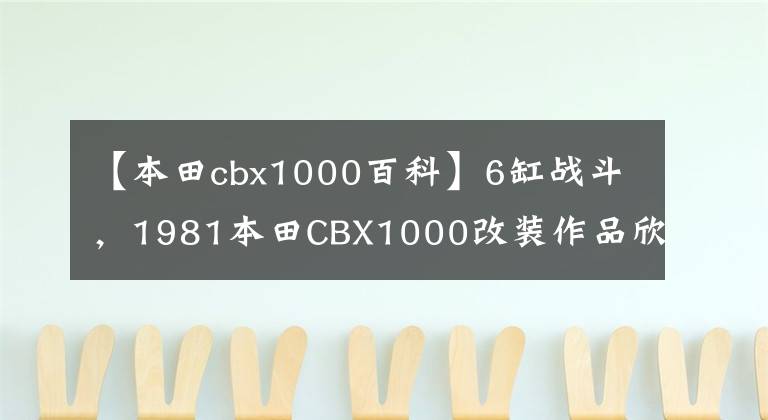 【本田cbx1000百科】6缸战斗,1981本田CBX1000改装作品欣赏