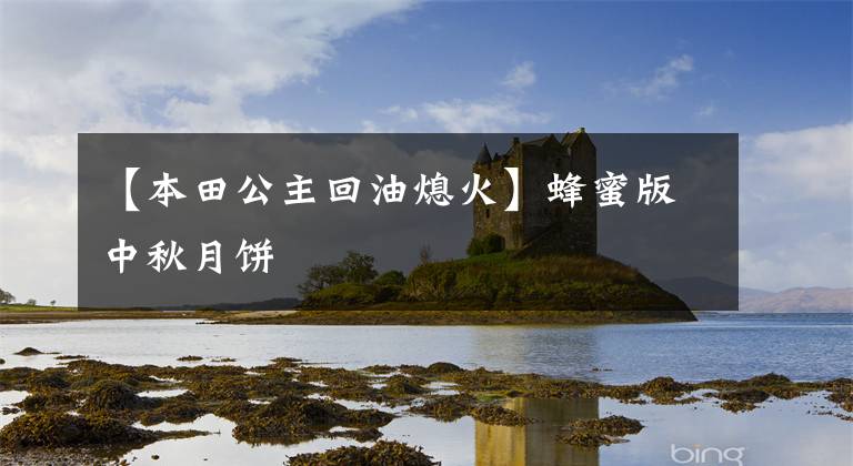 【本田公主回油熄火】蜂蜜版中秋月饼