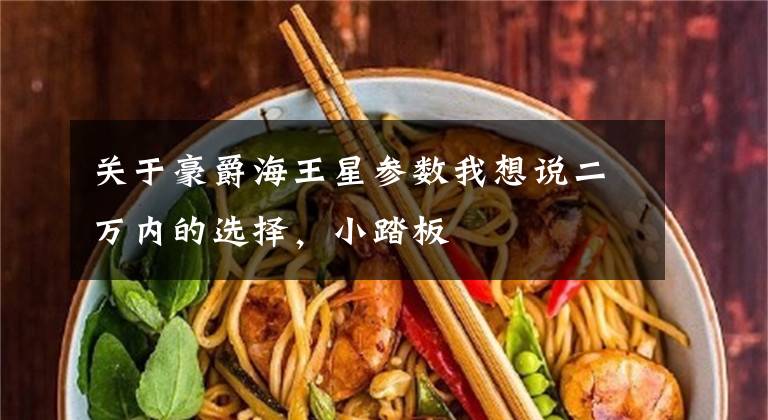 关于豪爵海王星参数我想说二万内的选择,小踏板