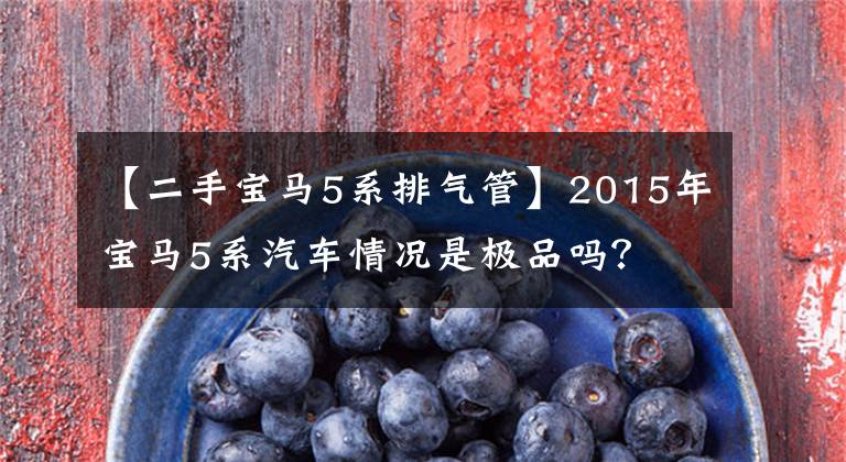 【二手宝马5系排气管】2015年宝马5系汽车情况是极品吗？
