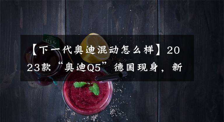 【下一代奥迪混动怎么样】2023款“奥迪Q5”德国现身，新增混动系统+8AT变速箱，运动范十足